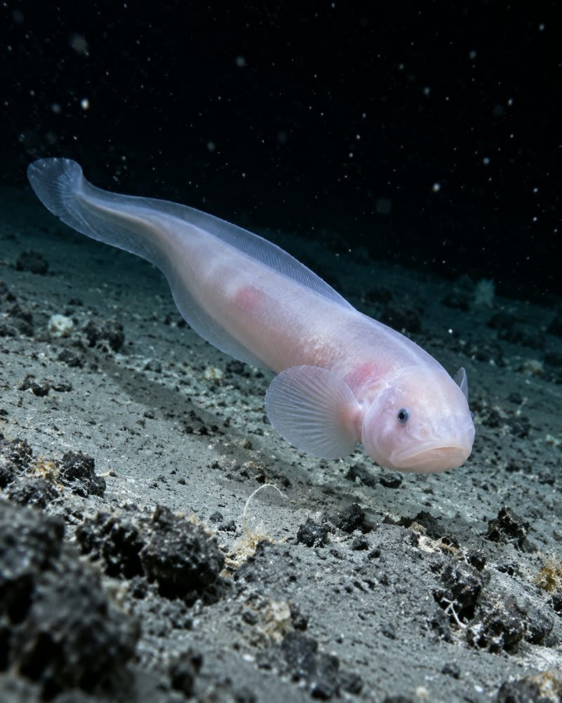 Ghostly hadal snailfish